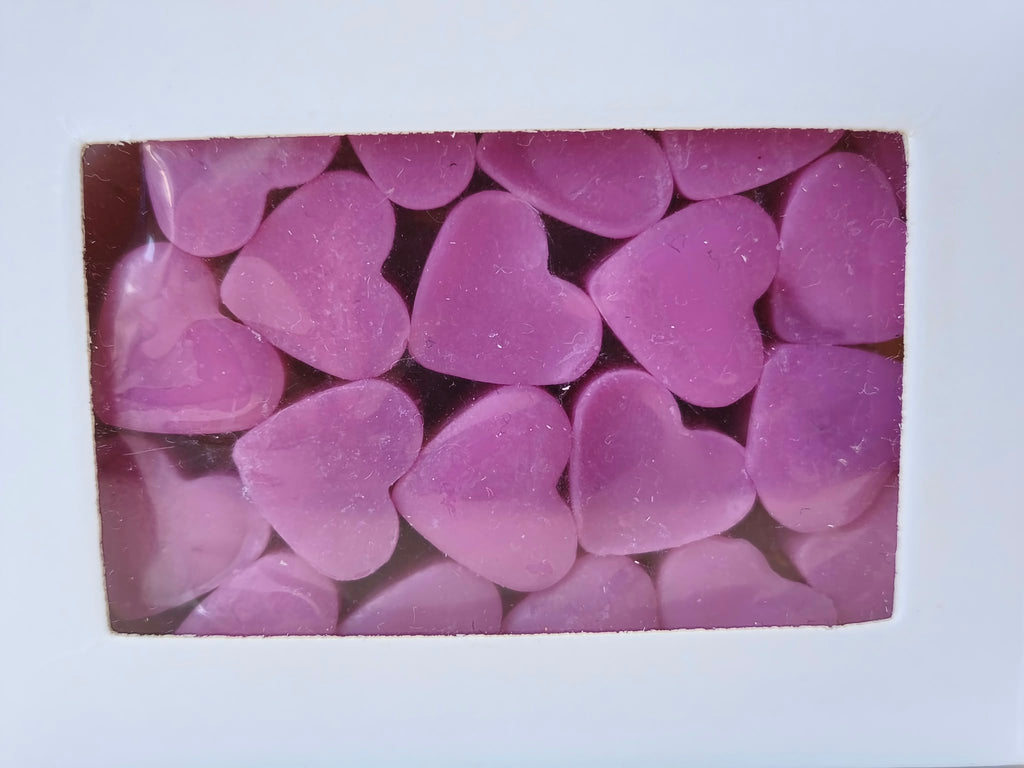 Mini Wax Melts cera de soja corazón ambarado