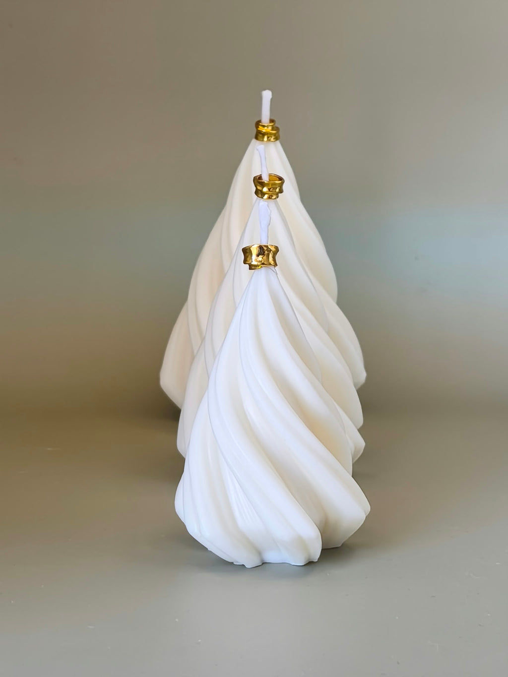 Velas decorativas de cera de soja árbol de navidad
