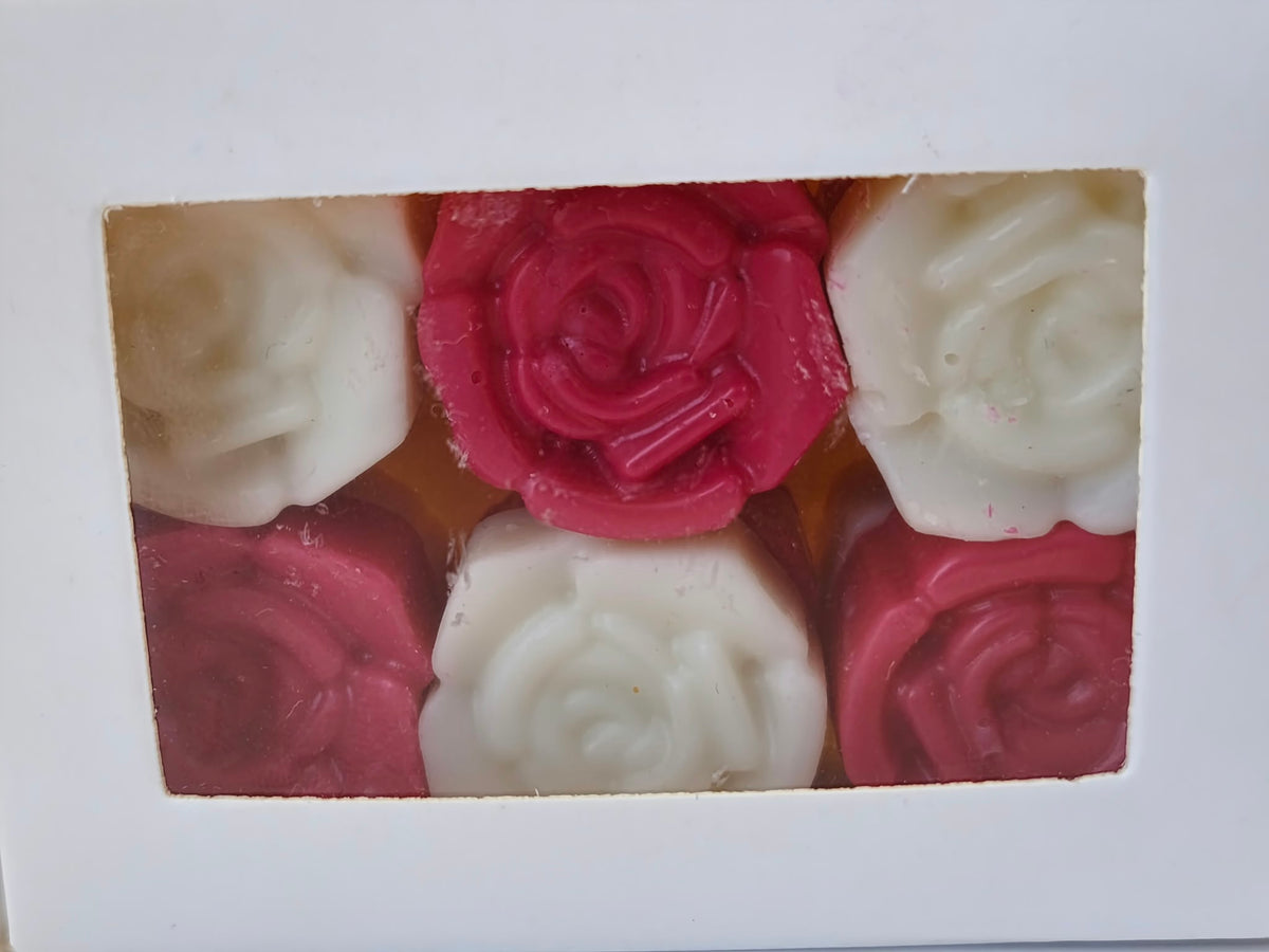 Wax Melts cera de soja rosa bomba floral