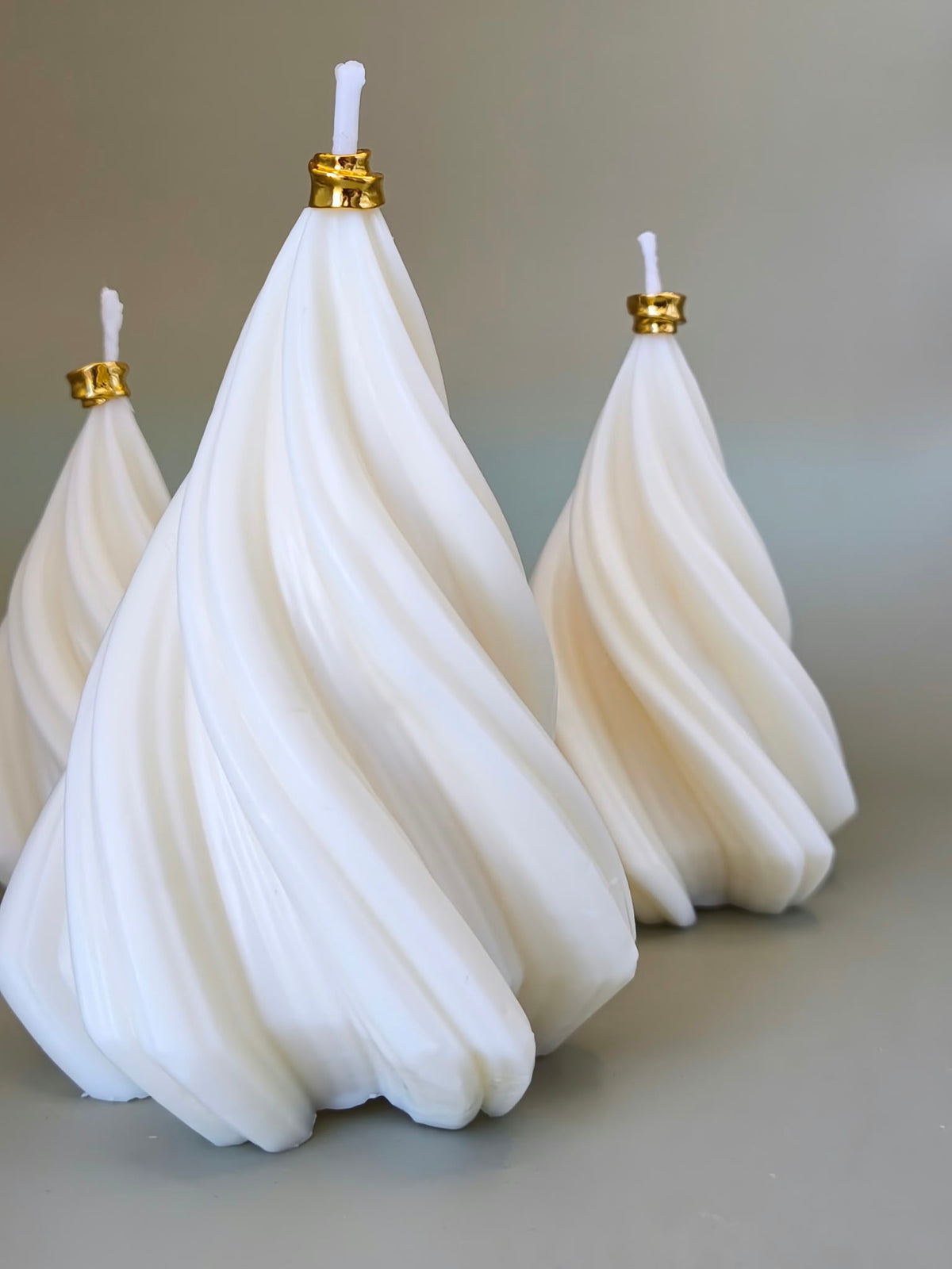 Velas decorativas de cera de soja árbol de navidad