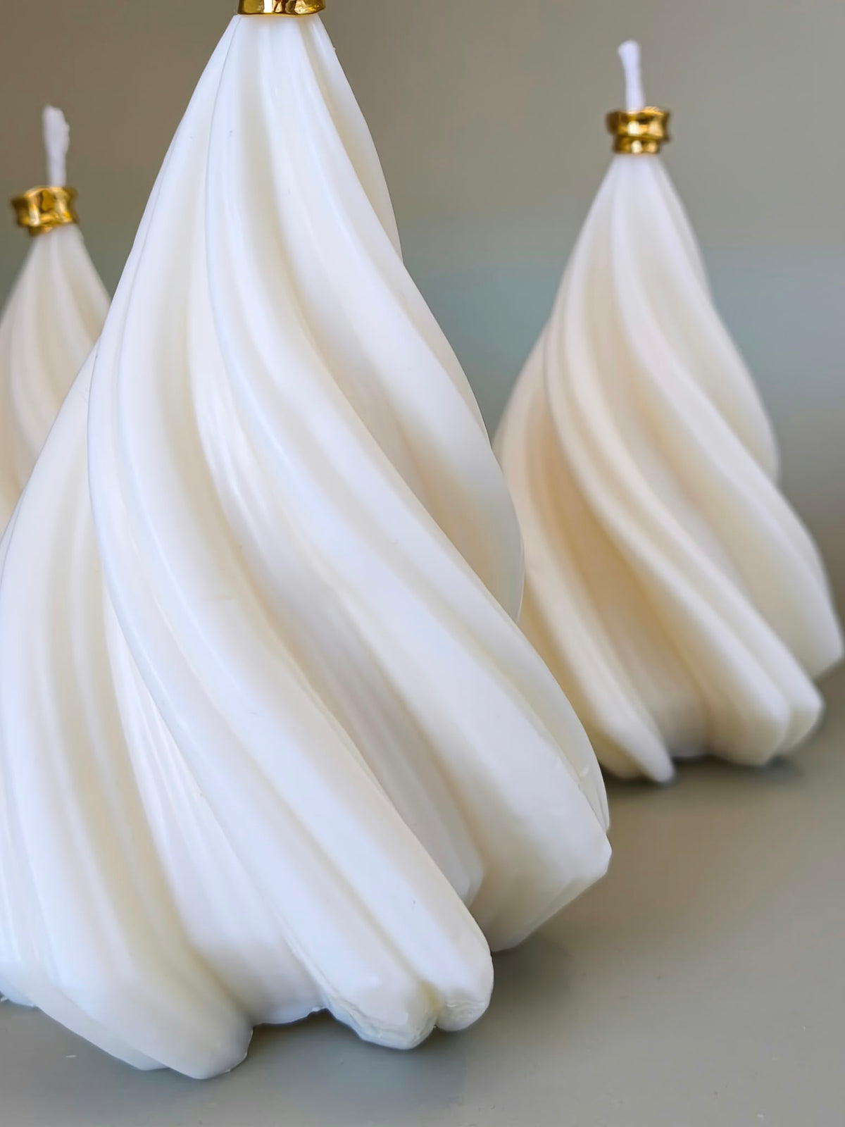 Velas decorativas de cera de soja árbol de navidad