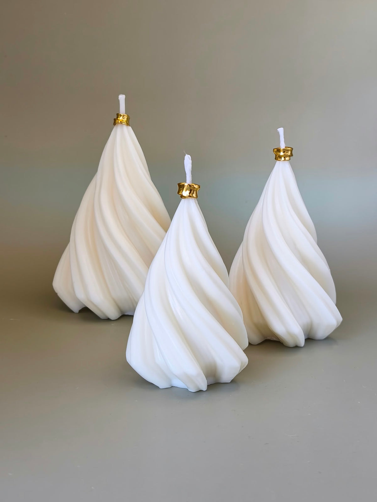 Velas decorativas de cera de soja árbol de navidad