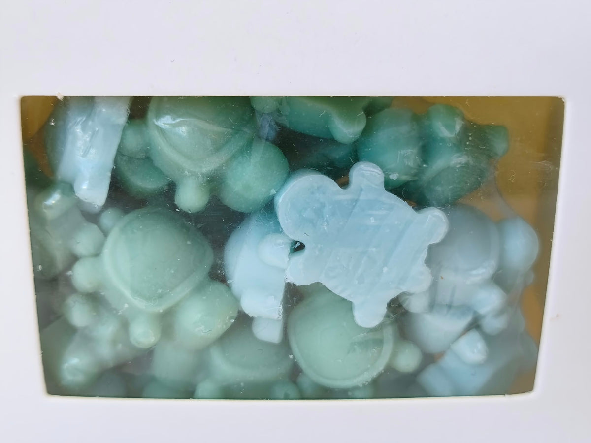Mini Wax Melts cera de soja Tortugas aroma Coco y Lima