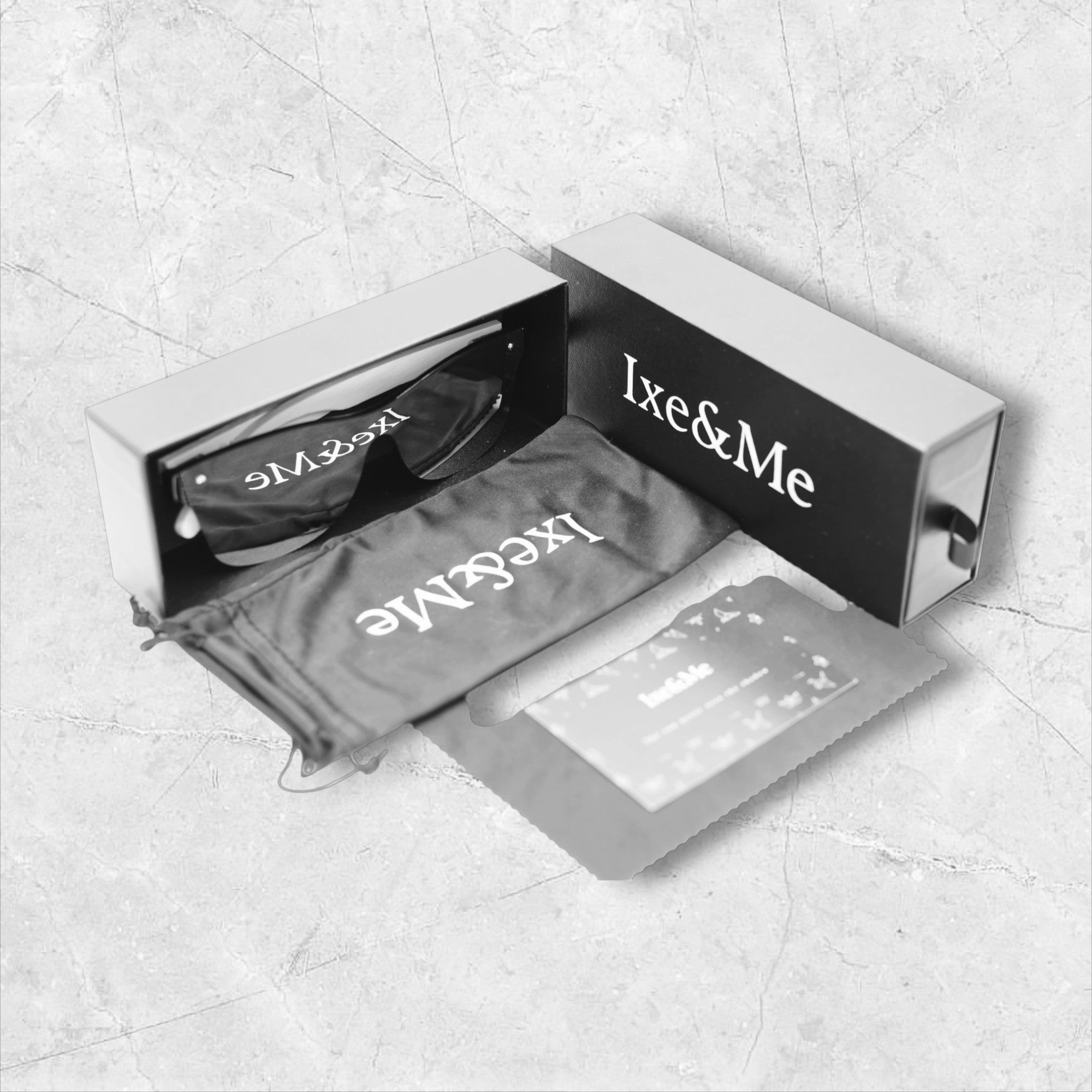 Gafas de sol espejo UV400 sin marco con madera de bambú