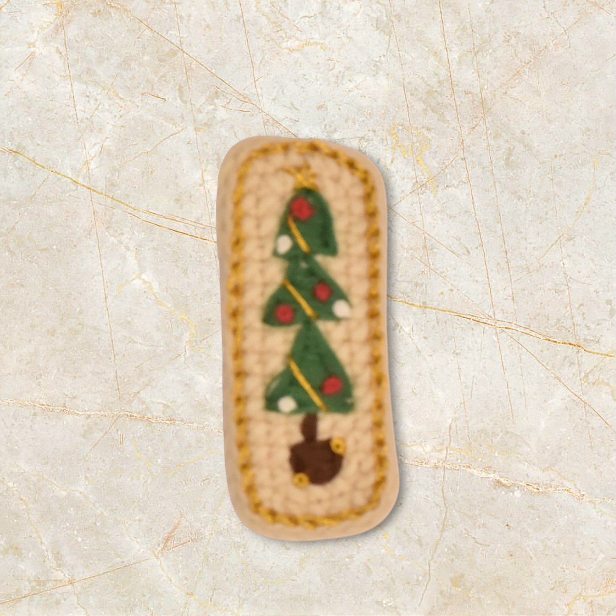 Ixe&Me I Pack de tres pasadores de cabello punto motivos navideños