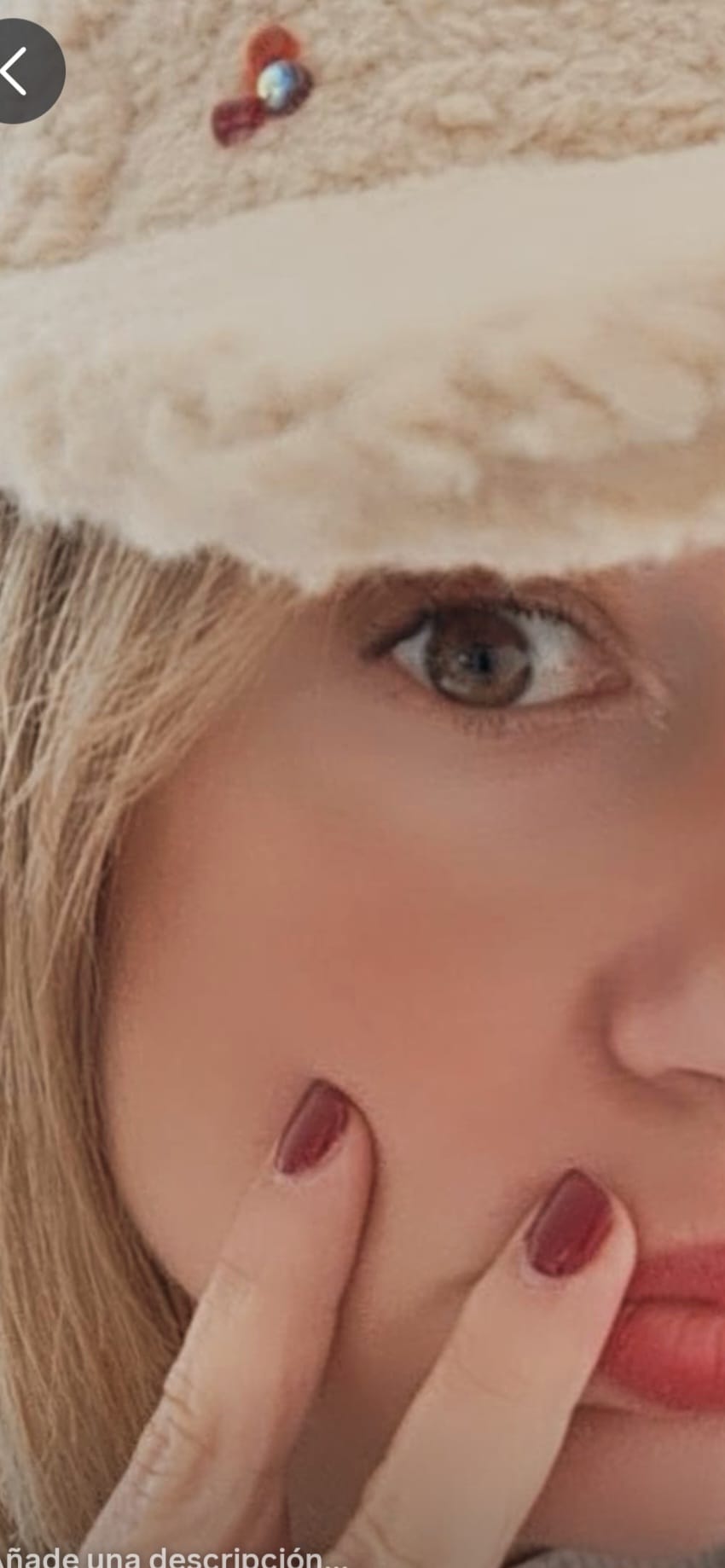 Ixe&Me I Gorra de invierno efecto pelo peluche camel