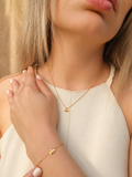 Set colgante y pulsera mini abejitas