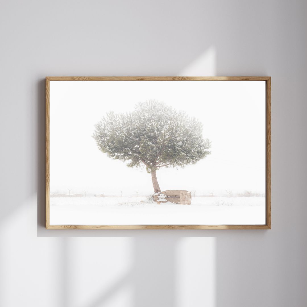 lámina-poster-para-pared-paisaje-nevado