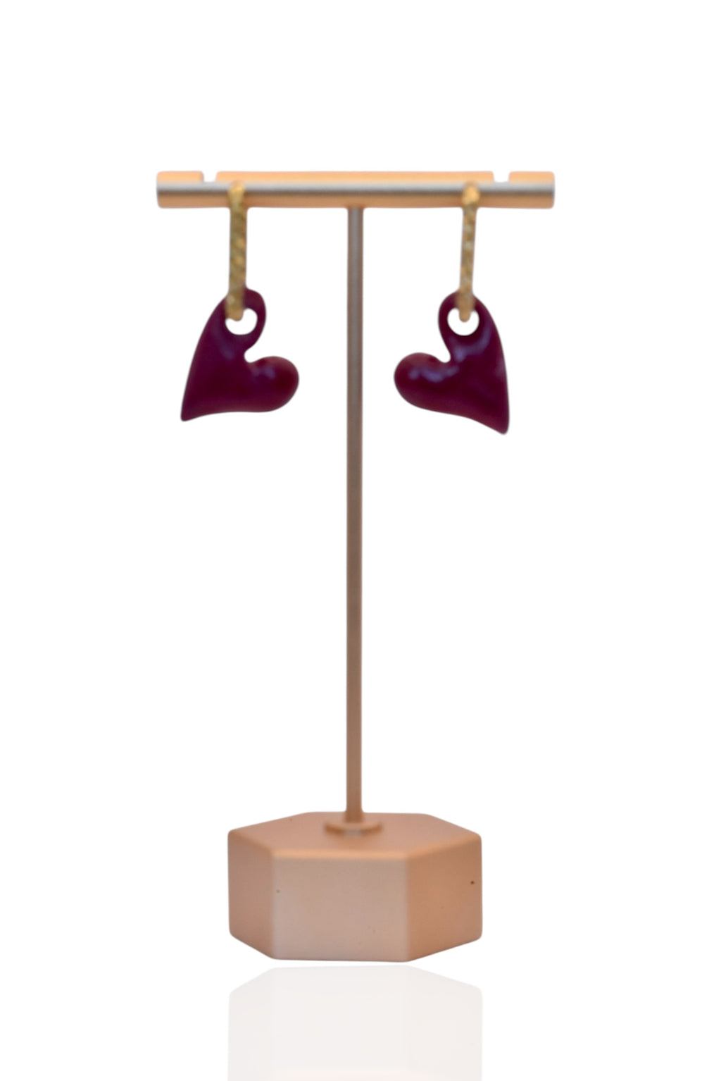 Pendientes charm corazón