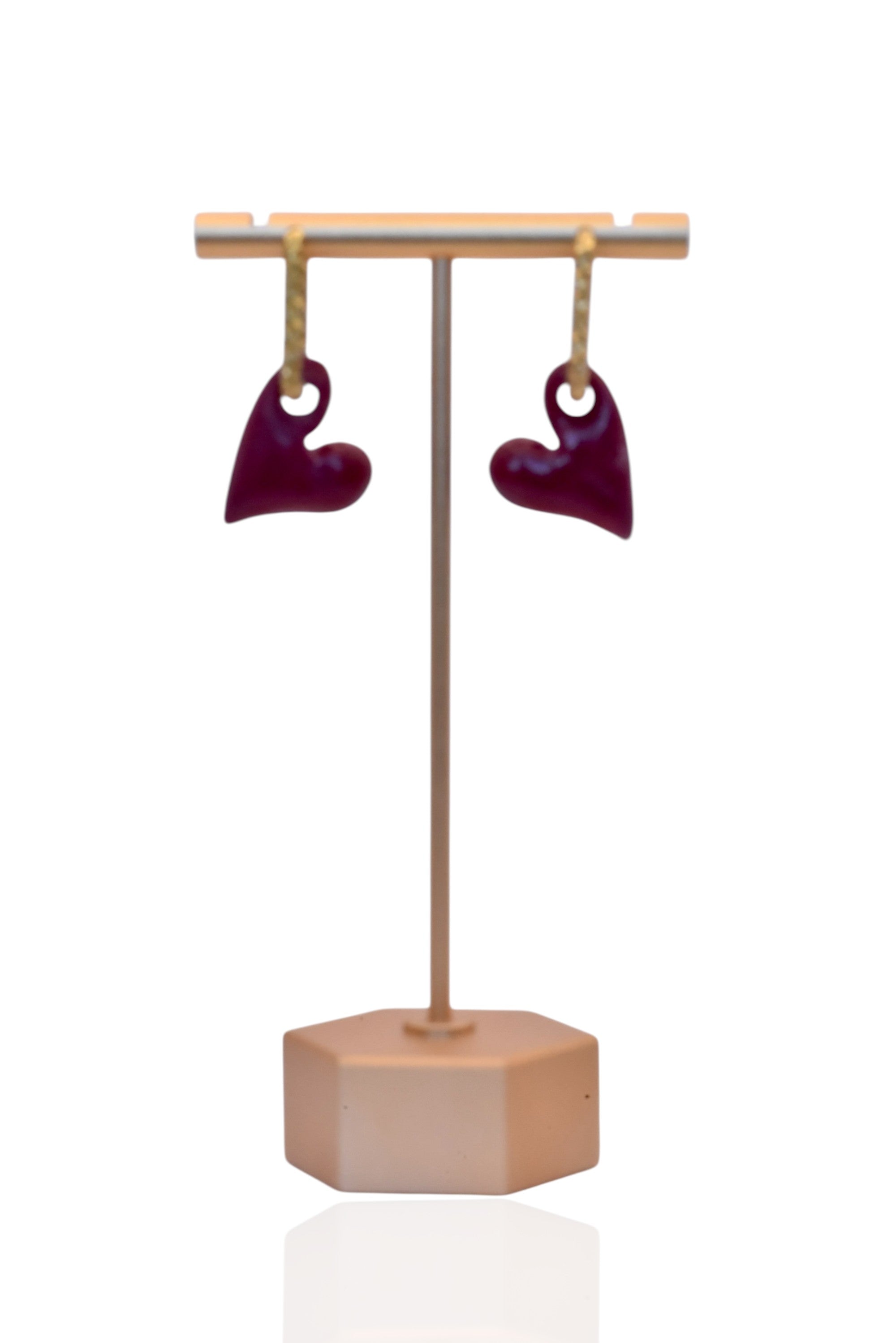 Pendientes charm corazón