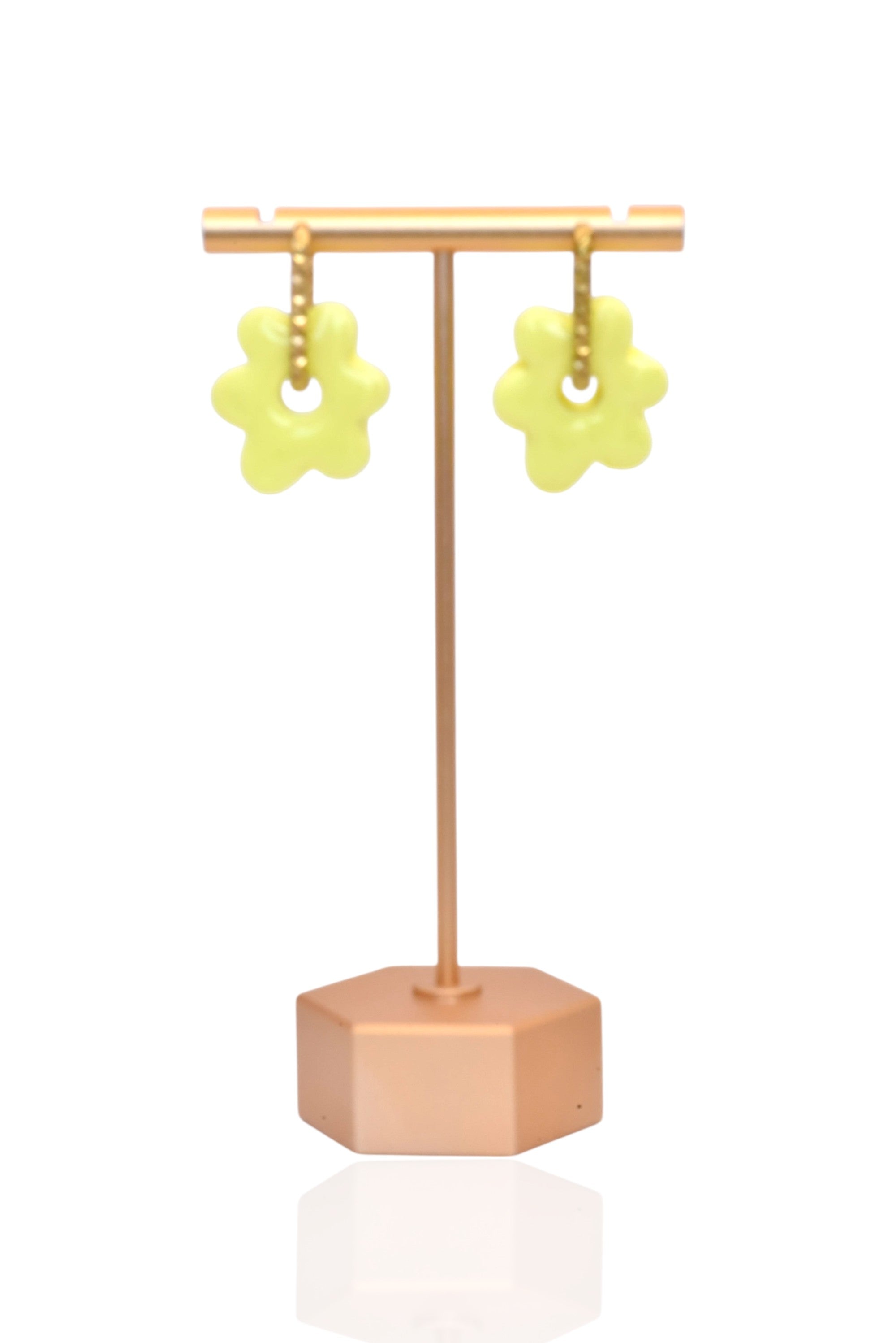 Pendientes charm flor spring