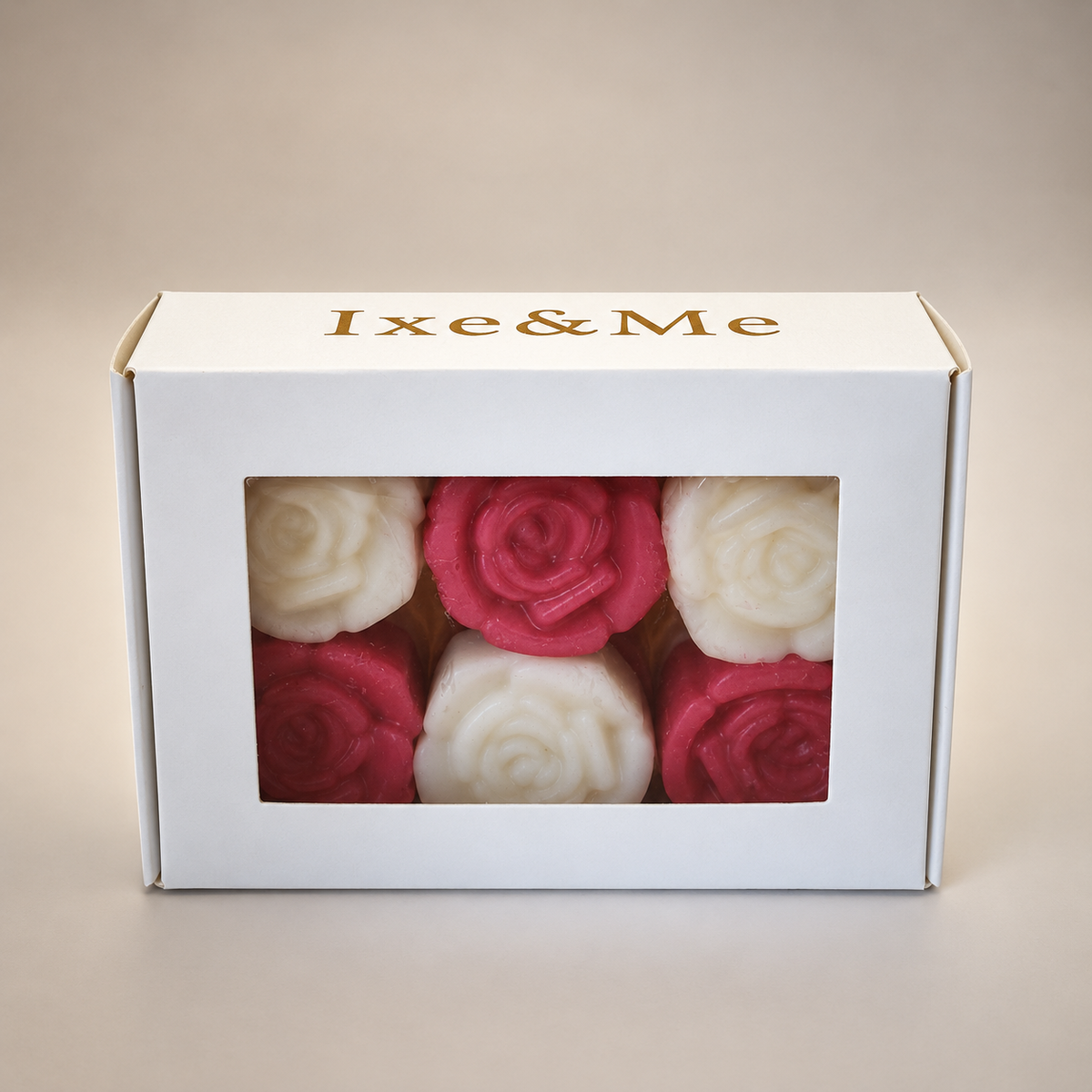 Wax Melts cera de soja rosa bomba floral