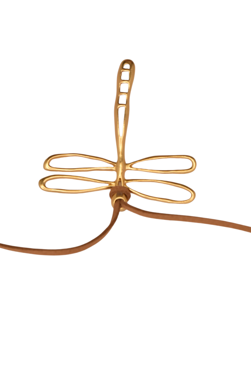 Colgante libélula de acero inoxidable